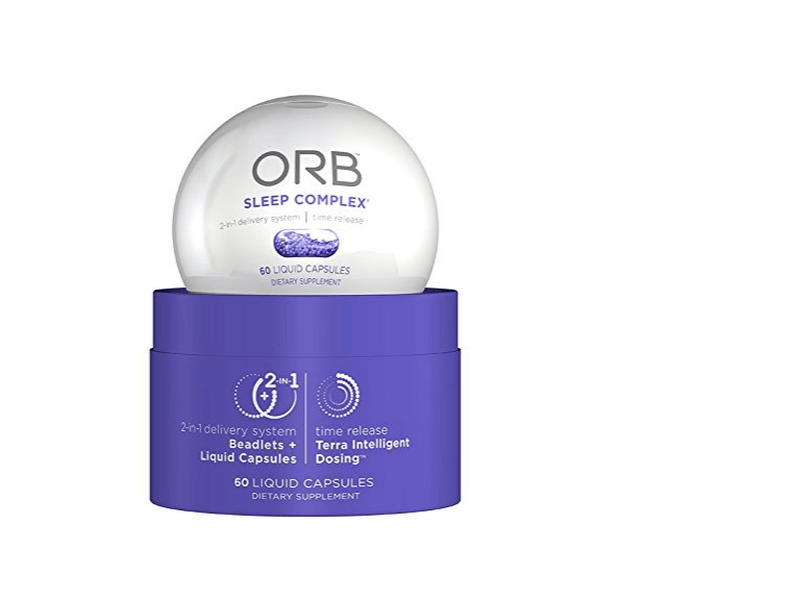 ORB Sleep Complex inside packaging