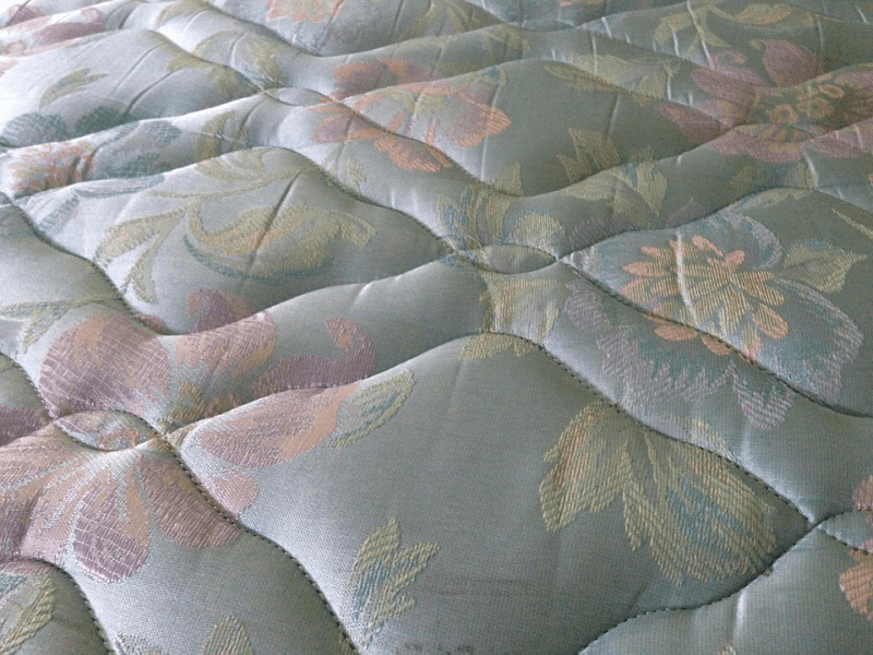 closeup of mattress surface