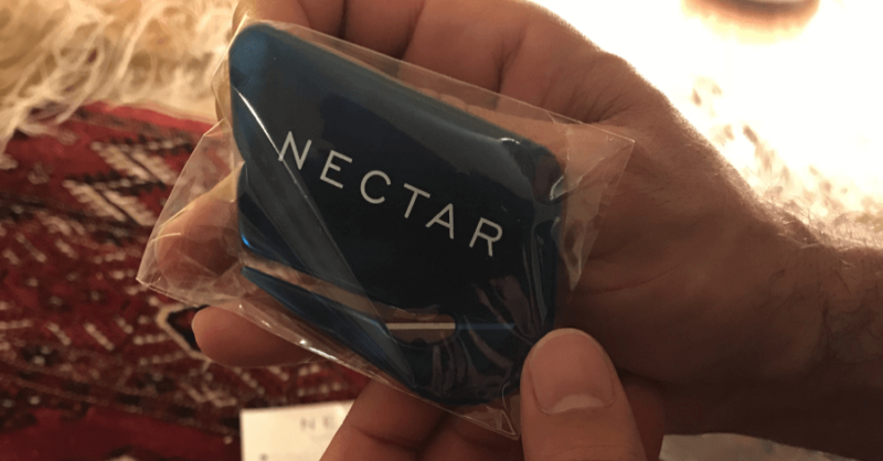 Nectar Mattress purchase-included packaging opener