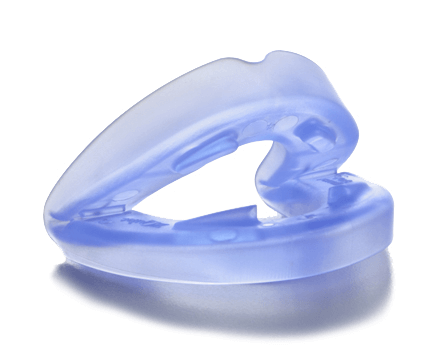 ZQuiet snoring mouthpiece on white background facing right