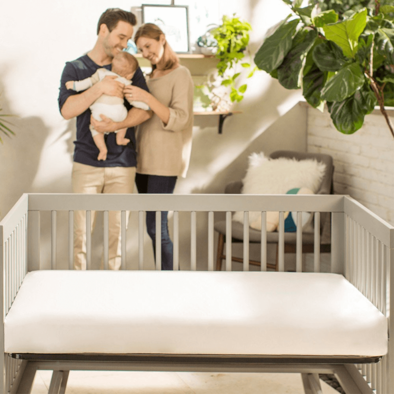 Lightweight Organic Cotton Classic Crib Mattress with Family