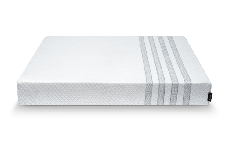 Leesa Sapira mattress on white background side view