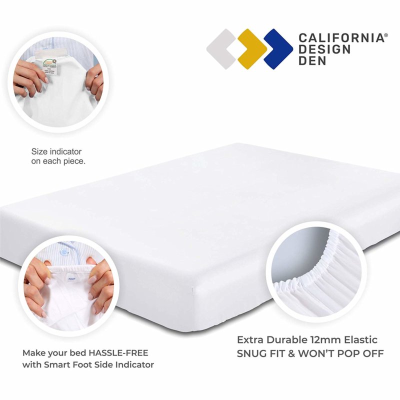 California Design Den Everyday Luxury sheet set details